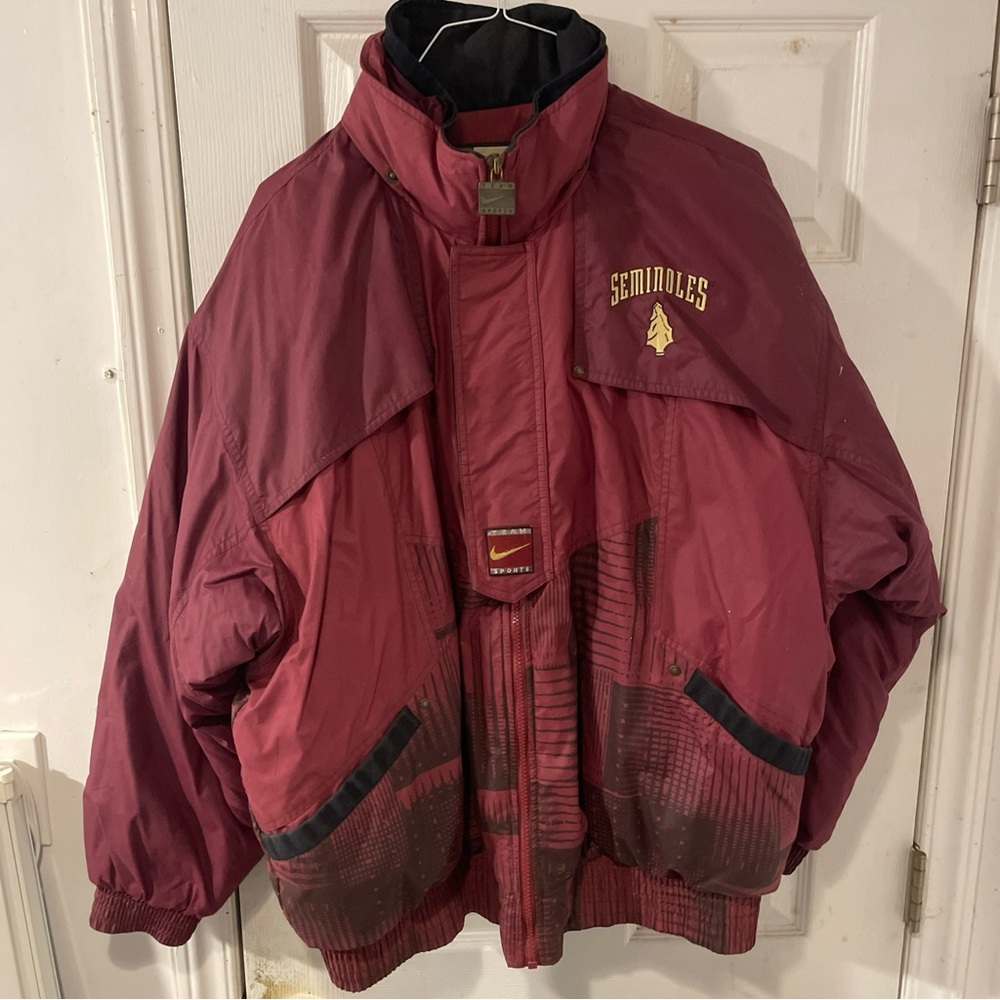 VTG 90s Nike Team Sports Florida State Seminoles FSU Jacket Men XL
